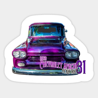 1959 Chevrolet Apache 31 Pickup Truck Sticker